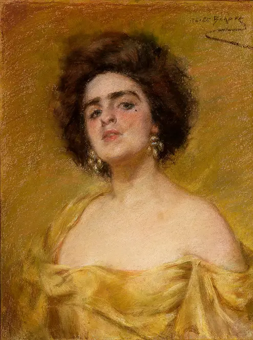 Laura In Yellow (1900)